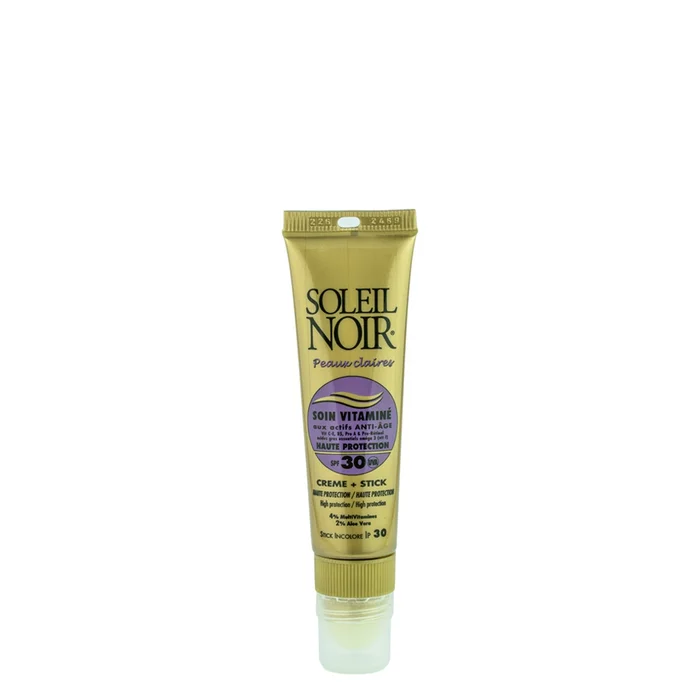 Soin Vitaminé Crème SPF30 + Stick – Peaux Claires 20 ml + 2 g