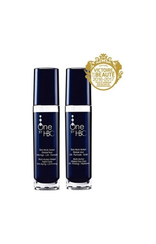 Soins anti-âge global multi-actions – Jour & nuit – Visage – 2 x 30 ml