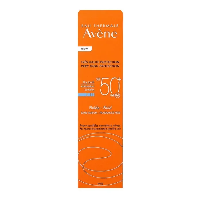 Solaire – Fluide Très haute protection 50ml – SPF50+ – Peaux sensibles normales à mixtes
