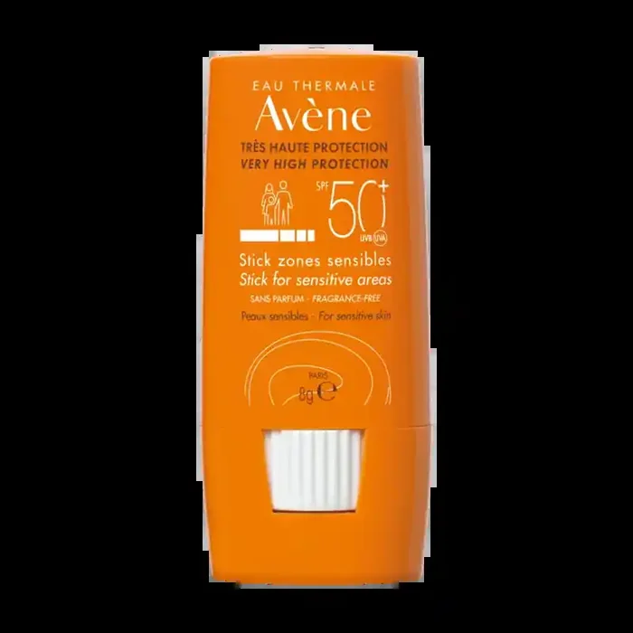 SOLAIRE STICK ZONES SENSIBLES SPF 50+ 8G AVENE