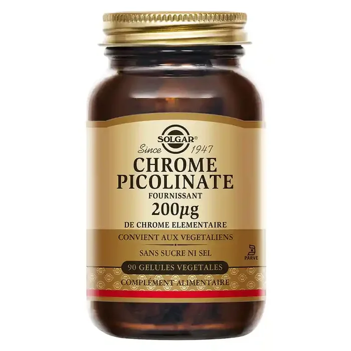 Solgar Chrome Picolinate 200 μg 90 gélules
