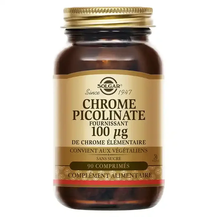 Solgar Chromium Picolinate 100µg 90 comprimés