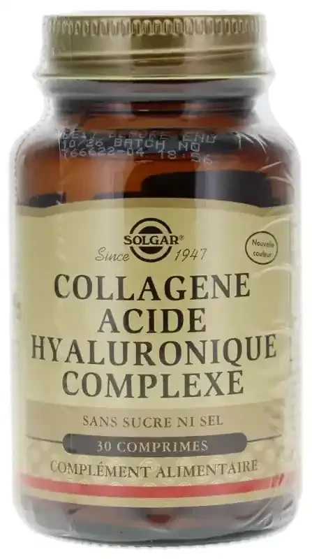 Solgar Complexe Collagène et Acide Hyaluronique 30 Tablets