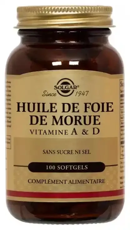 Solgar Huile de Foie de Morue Softgels