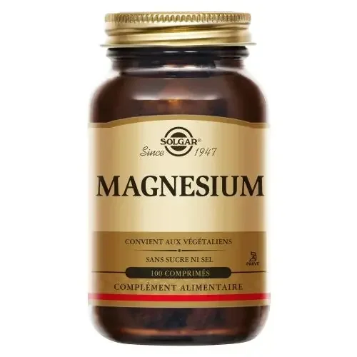 SOLGAR MAGNÉSIUM – 100 Comprimés
