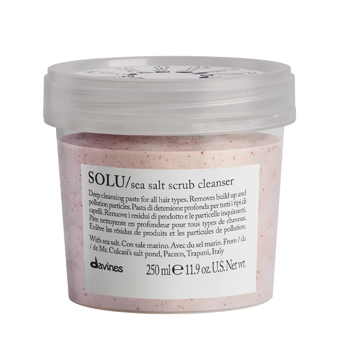 SOLU Sea Salt Scrub Cleanser – Shampooing scrub au sel marin 250 ml