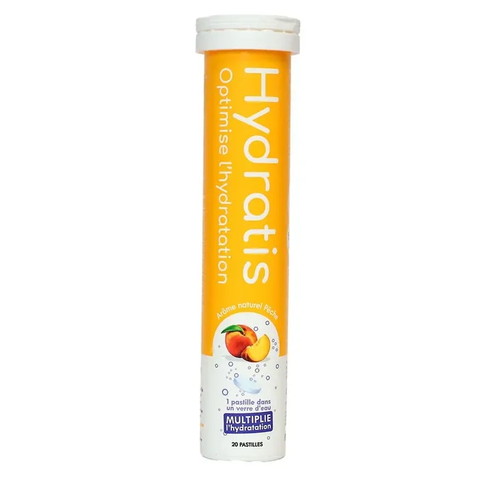 Solution d‘hydratation arôme pêche 20 pastilles