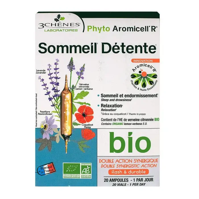 Sommeil détente Phyto Aromicell R 20 ampoulesx10ml