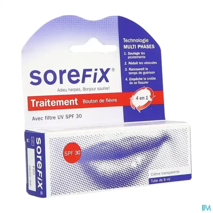 Sorefix baume levres bouton de fievre 6ml