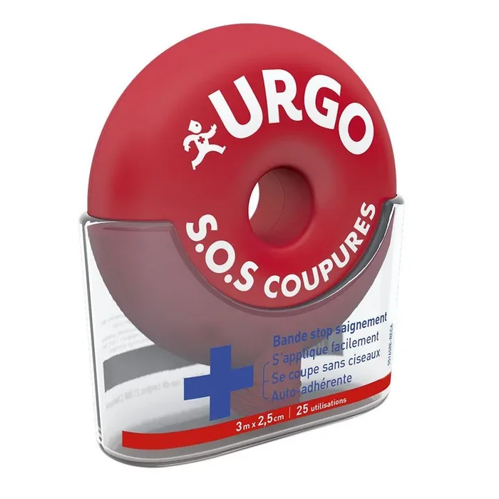 Sos Coupures Bande Stop Saignement 3m x 2,5cm Urgo