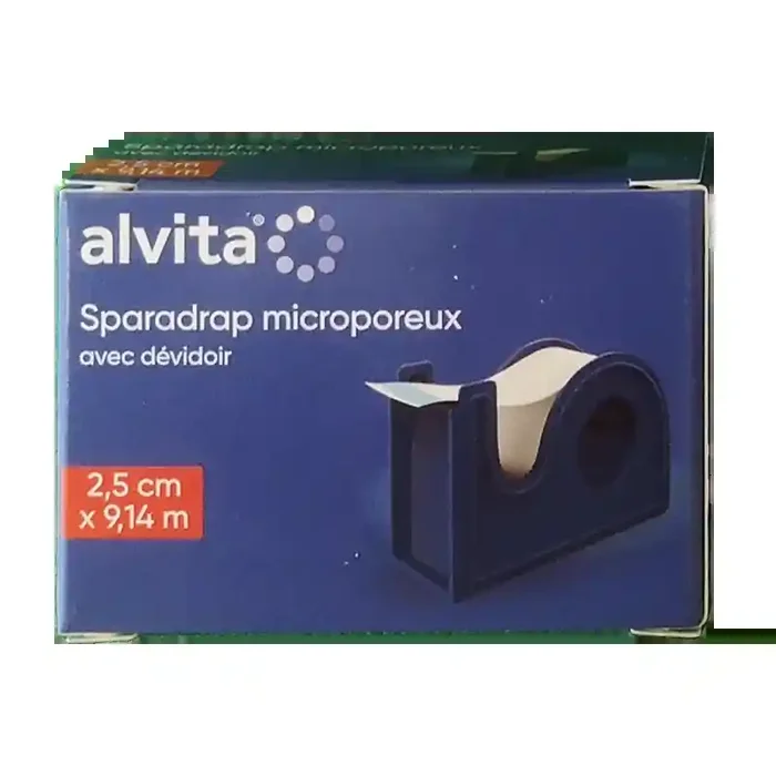 SPARADRAP MICROPOREUX 2.5CM X 9.14M ALVITA