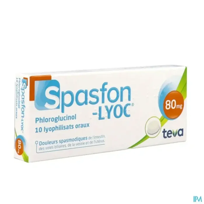Spasfon lyoc 80mg lyophilisat oral 10