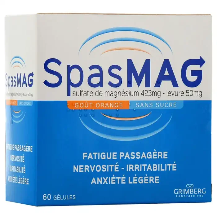 SPASMAG MAGNESIUM LEVURE 60 GELULES GRIMBERG