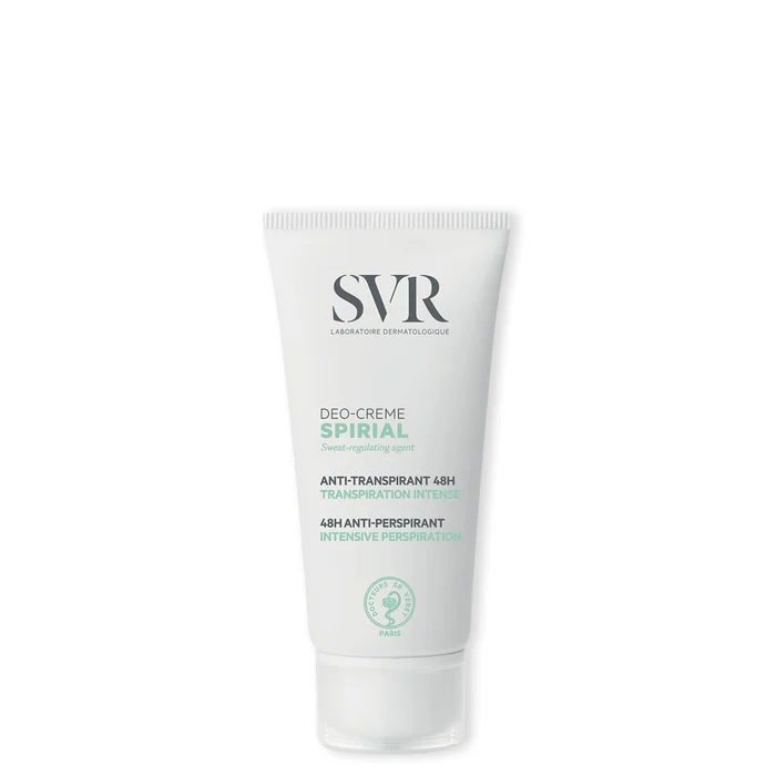 Spirial – Déodorant Crème Anti-Transpirante 48h, Multi-Zones 50 ml