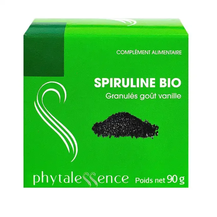 Spiruline bio granulés goût vanille 90g