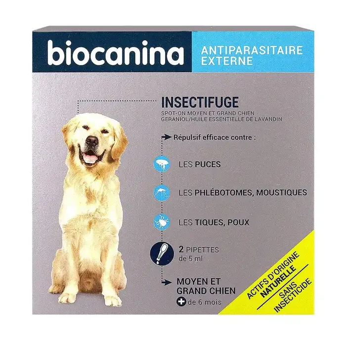 Spot-on moyen et grand chien 2x5ml