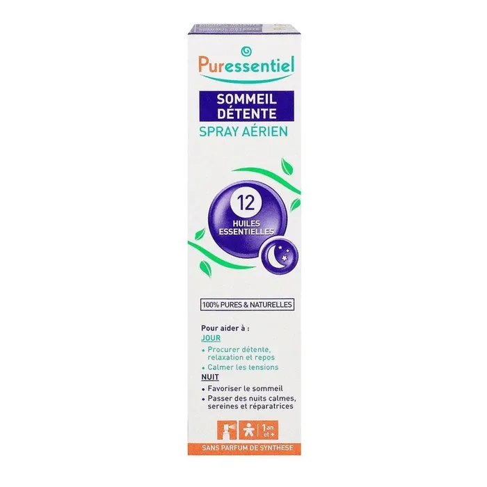 Spray Aérien 12 Huiles Essentielles – Sommeil Détente – 75ml