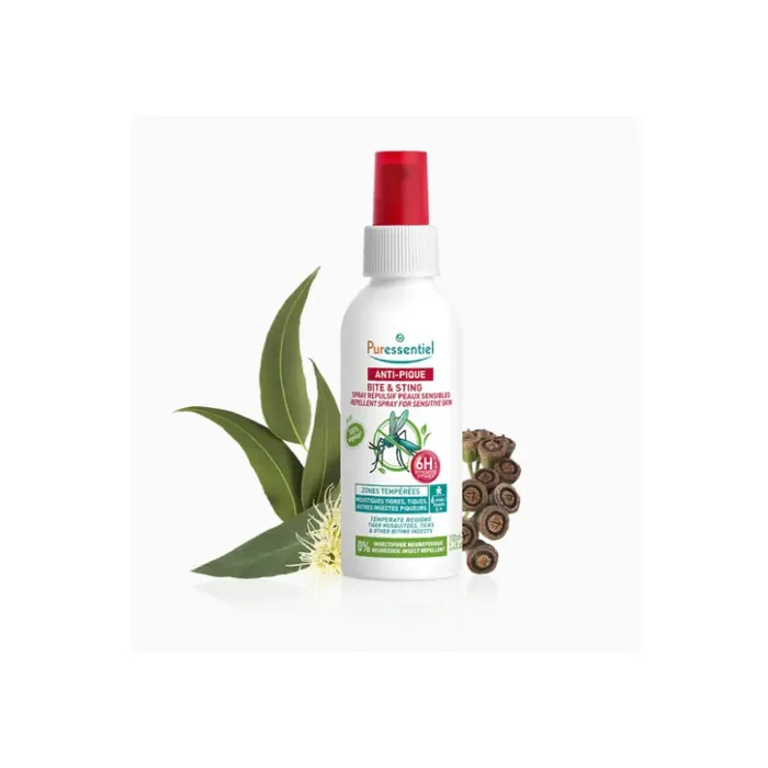 SPRAY ANTI-PIQUE REPULSIF PEAU SENSIBLE 100ML PURESSENTIEL