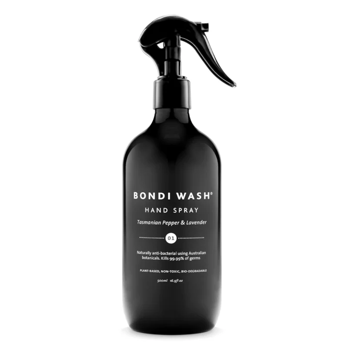 Spray Assainissant pour les Mains – Poivre de Tasmanie & Lavande 500 ml