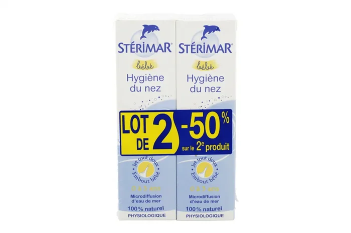 Spray bébé 0-3ans hygiène nez 2x100ml
