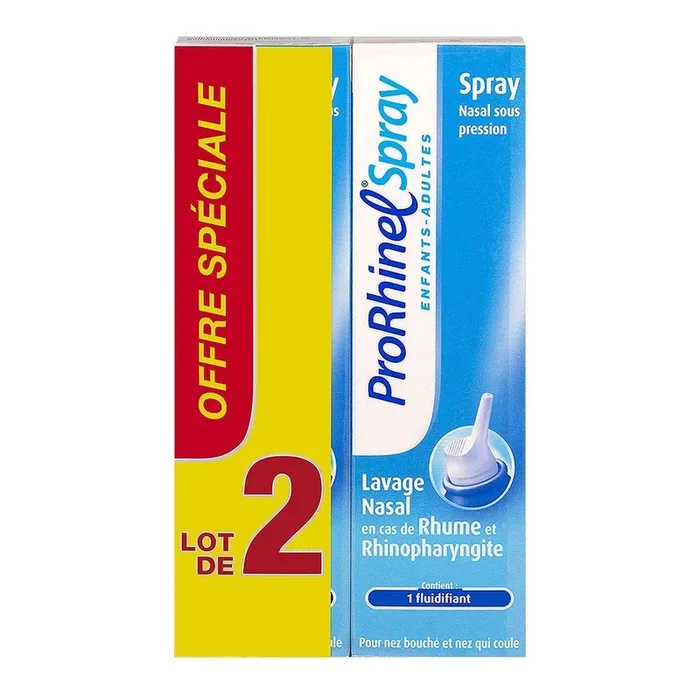 Spray Nasal Enfants/Adultes – Rhume Rhinopharyngite – Lot de 2 x 100ml