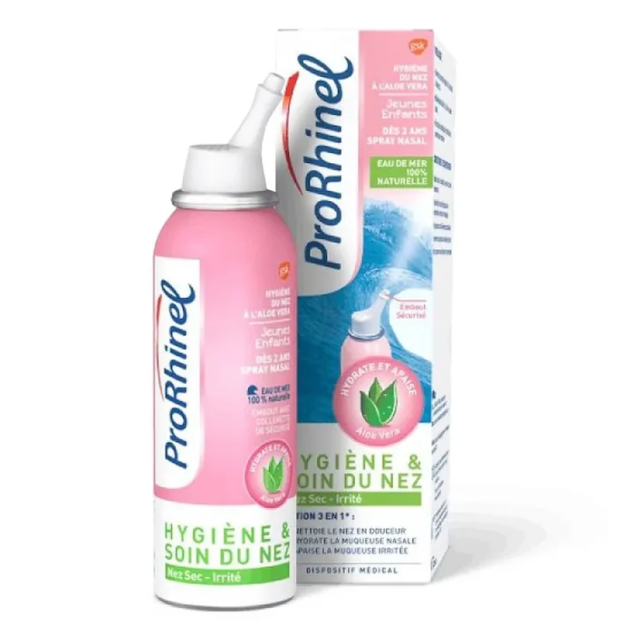 Spray nasal Jeunes enfants – Eau de mer à l‘Aloe Vera – 100ml