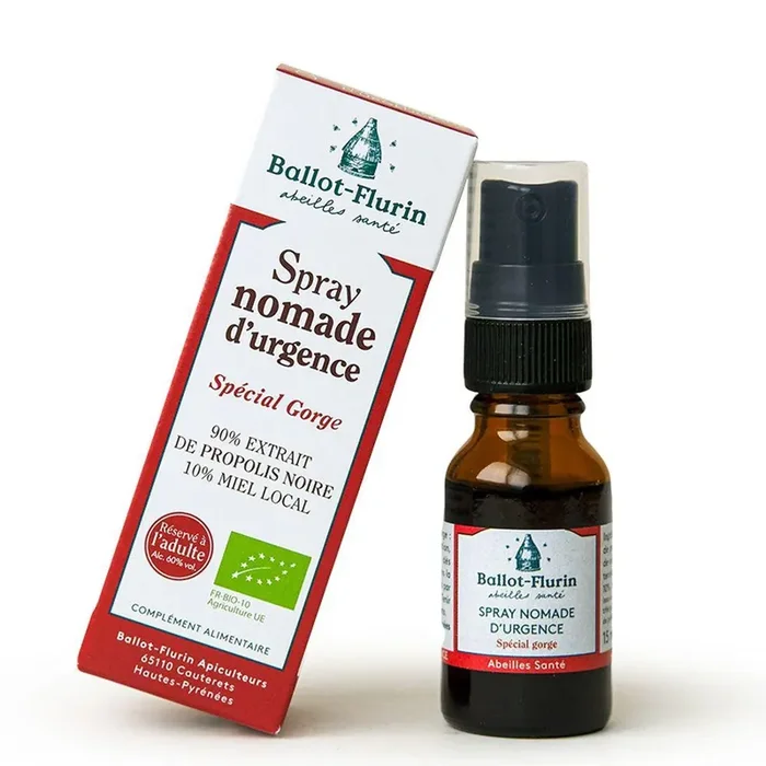 Spray Nomade D‘urgence Bio 15ml ballot flurin