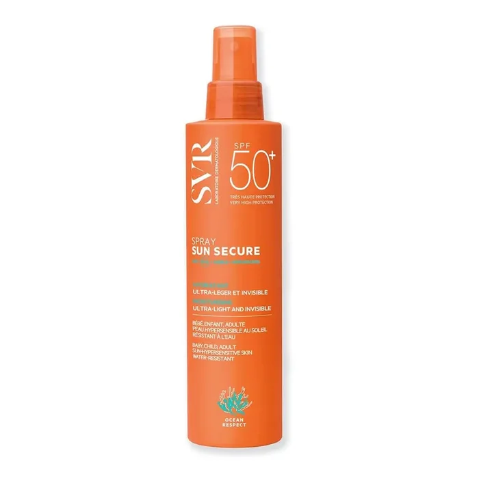 Spray Sun Secure Spf50+ – Hydratant Ultra Léger et Invisible – 200 ml
