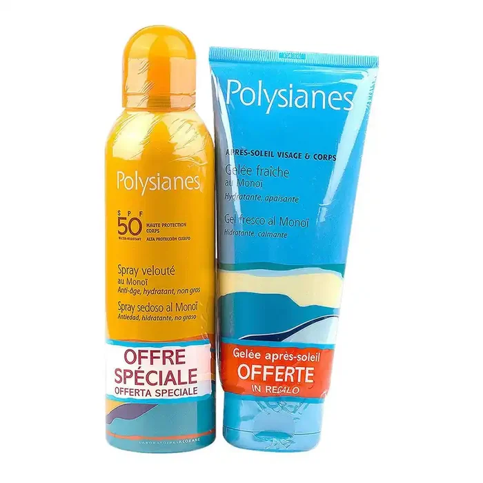 Spray velouté SPF50 150ml + gelée fraîche 200ml offerte