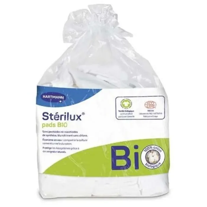 Stérilux Pads 100% coton Bio – 160 pads