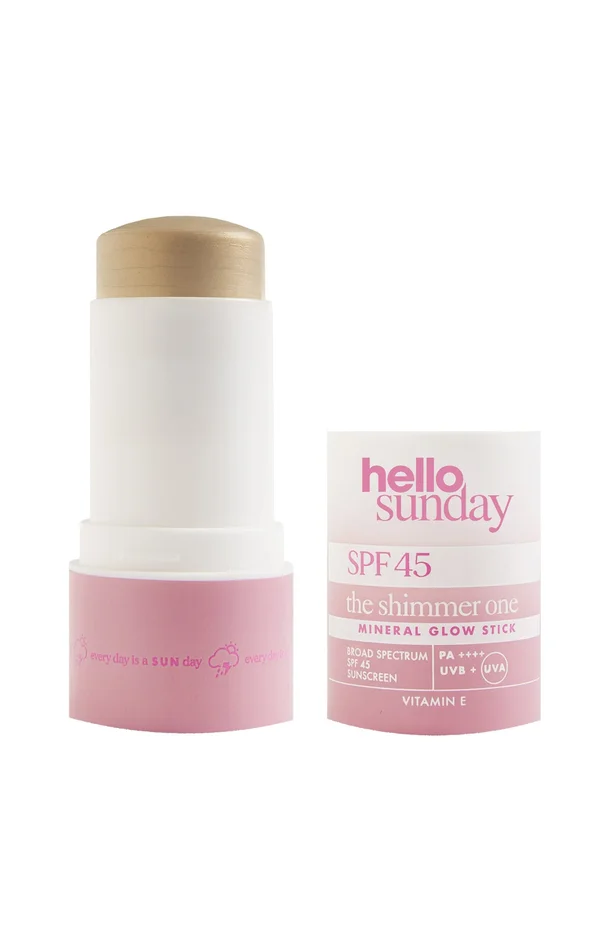 Stick solaire éclat SPF 45 – Acide hyaluronique – Visage & corps – 20 g