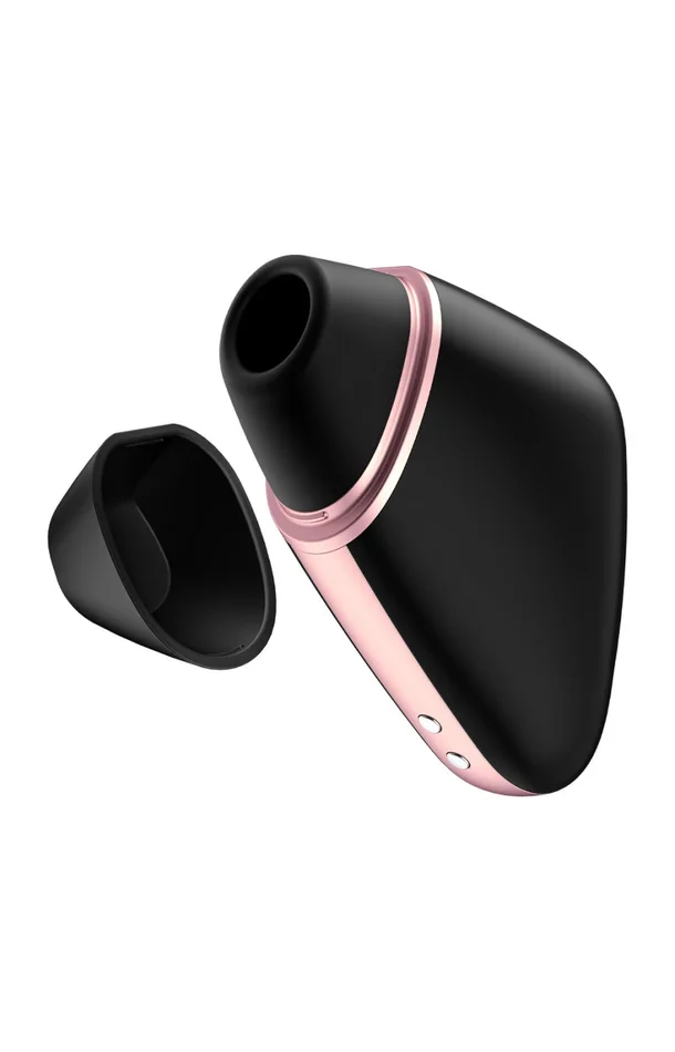 Stimulateur clitoridien connecté – Noir & rose