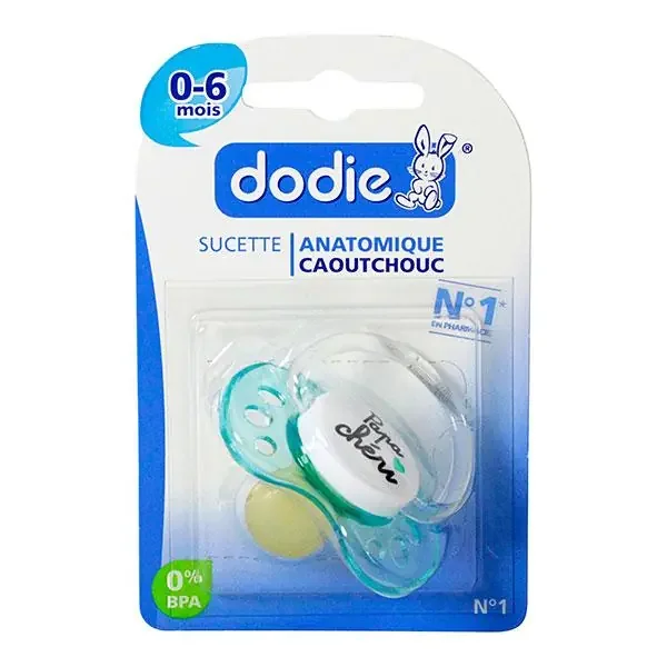 Sucette anatomique 0-6m n°1 caoutchouc