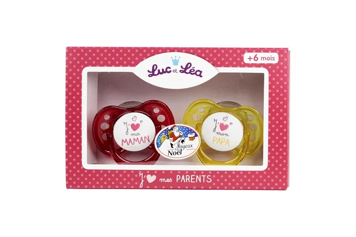 Sucette « j‘aime mes parents » 6 mois+