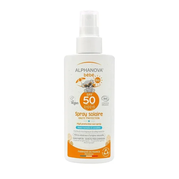 Sun Kids Creme Solaire Spf50 Bio 125ml Alphanova