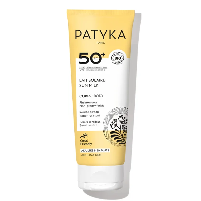 Sun Milk SPF50+ – Lait Corps Solaire Fini Non Gras
