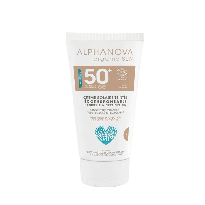 Sun SPF50+ – Crème Solaire Teintée Claire 50 ml