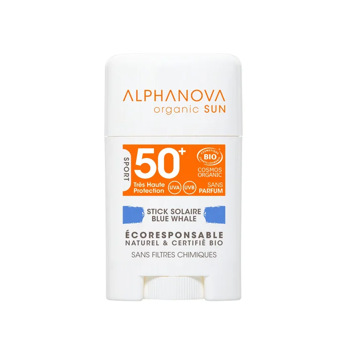 Sun SPF50+ – Stick Solaire Visage – Bleu 12 g