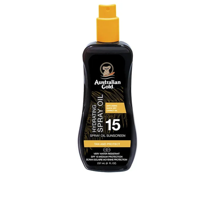 SUNSCREEN SPF15 spray oil hydrating formula 237 ml