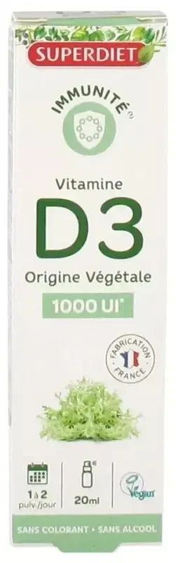 Super Diet Vitamine D3 en Spray de 20 ml