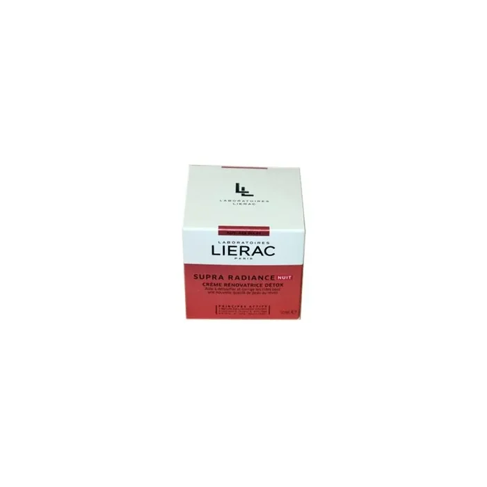 SUPRA RADIANCE CREME RENOVATRICE DETOX NUIT 50ML LIERAC