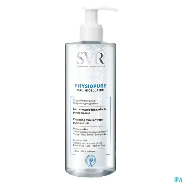 Svr physiopure eau micellaire purete douceur 400ml