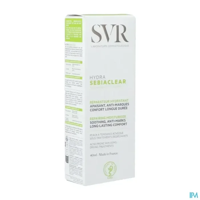 Svr sebiaclear hydra soin reparateur apaisant 40ml