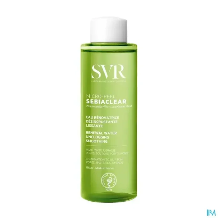 Svr sebiaclear micropeel eau renovatrice desinc 150ml
