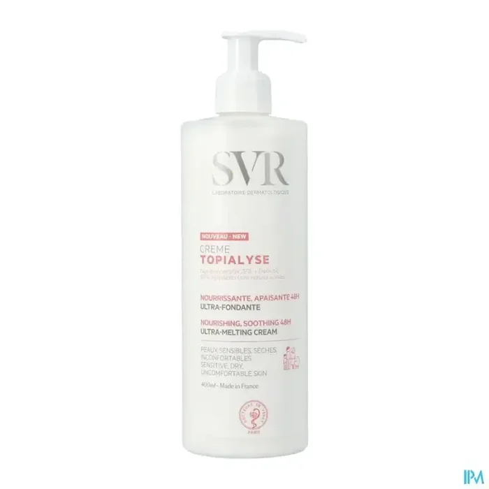 Svr topialyse crème nourrissante apaisante 48h 400ml