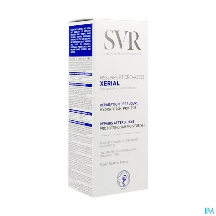 Svr xerial crème pieds fissures crevasses 50ml