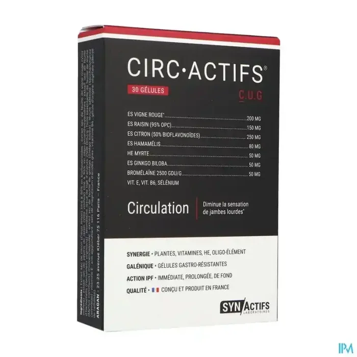 Synactifs circ actifs gelule 30