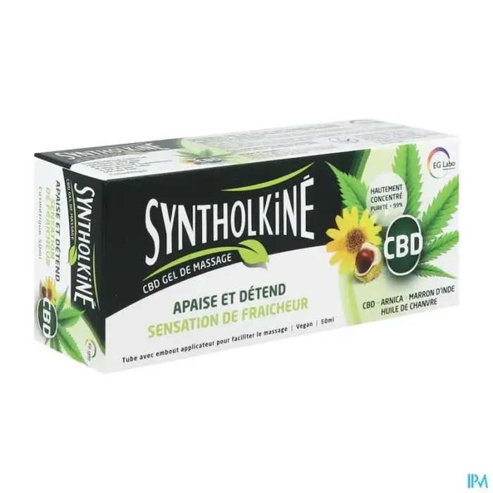 Syntholkine cbd gel de massage tube 50ml