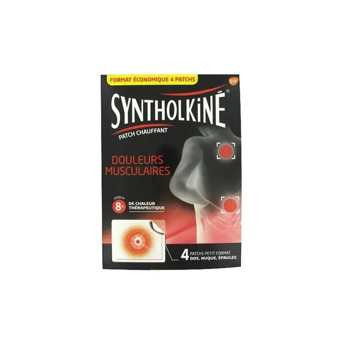Syntholkine patch chauffant petit format x 4