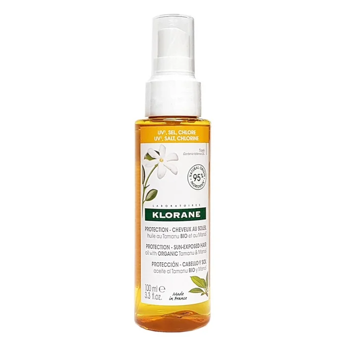 Tamanu Bio et Mono&iuml; – Huile capillaire – Protection Solaire – 100ml